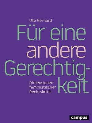 cover image of Für eine andere Gerechtigkeit